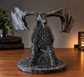 Iron Throne & Dragon – Figurine 3D